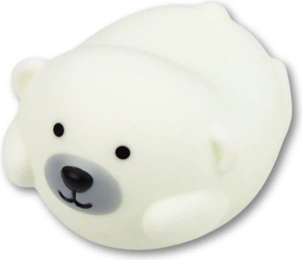 Schattige ijsbeer voor in bad en onderweg