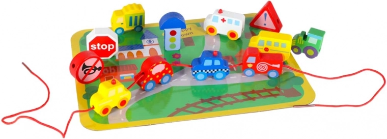 Stevige houten stukken voor kleine handjes