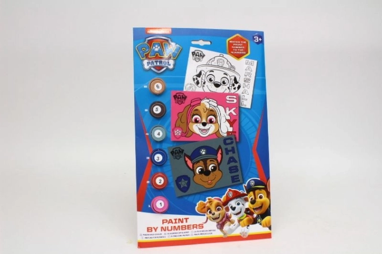 Paw Patrol – schilderen op nummer