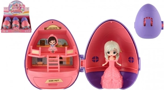 Prinses in een ei met accessoires