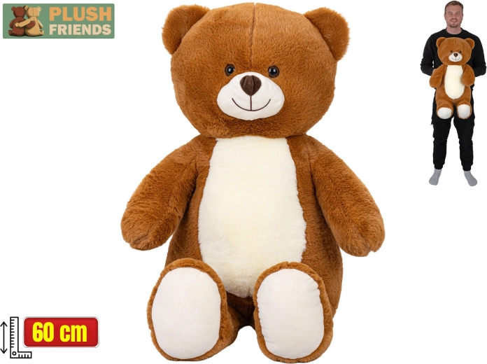 Pluchen zittende teddybeer 60 cm Plush Friends