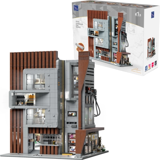 Pantasy architectenbureau – modulair gebouw van bouwstenen (3427 onderdelen)