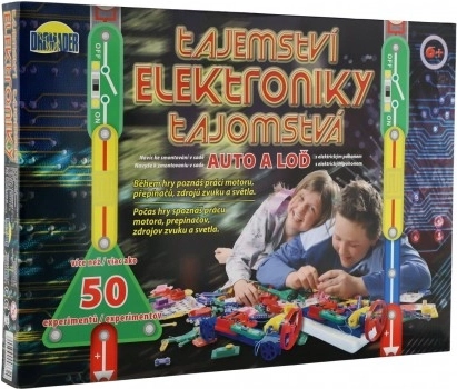 Geheimen van elektronica – bouwpakket auto en boot, 50 experimenten