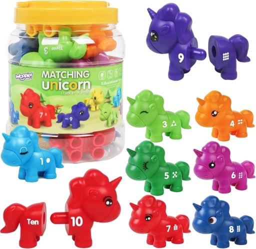 WOOPIE Educatief Speelgoed Eenhoorns Montessori 13 stks