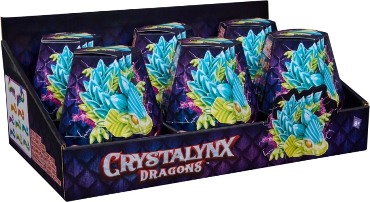Crystalynx buigzame draak 22 cm – verzamelfigurine