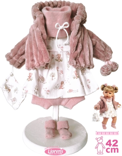 Llorens kleertjes voor pop van 42 cm met accessoireset
