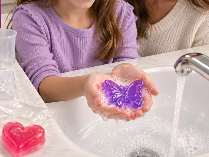 Decoratieve vormen van een hart en vlinder