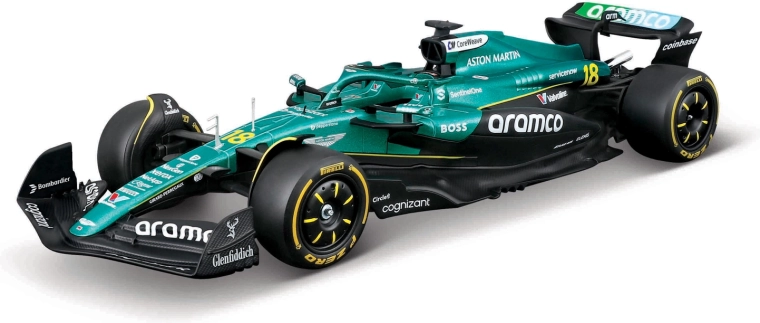Getrouwe replica van de Aston Martin AMR25 in schaal 1:24