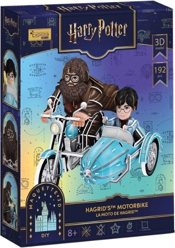 CubicFun 3D-puzzel Harry Potter – Hagrids motorfiets