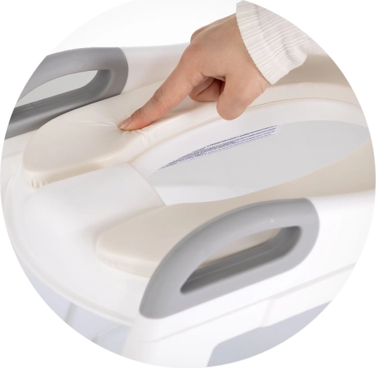 Stevige steun met zijhandgrepen