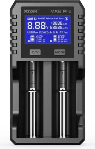 Acculader XTAR VX2 Pro