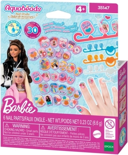 Aquabeads Barbie nail studio – creatieve set voor nageldecoratie met waterkralen