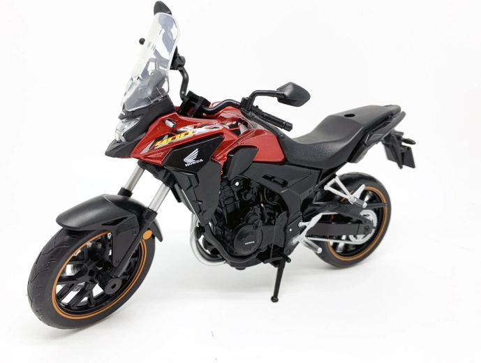 Motorfietsmodel Honda CB400X 1:12 rood