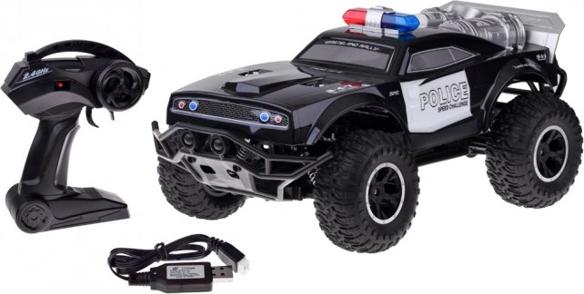Op afstand bestuurbare monstertruck Politie