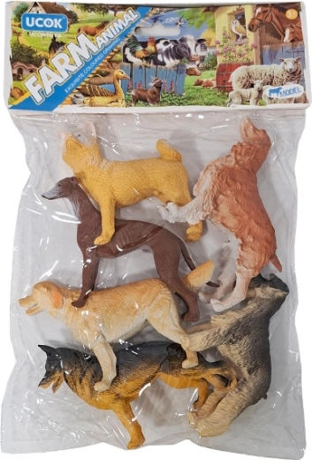 Honden in een zakje – set realistische hondenfiguren