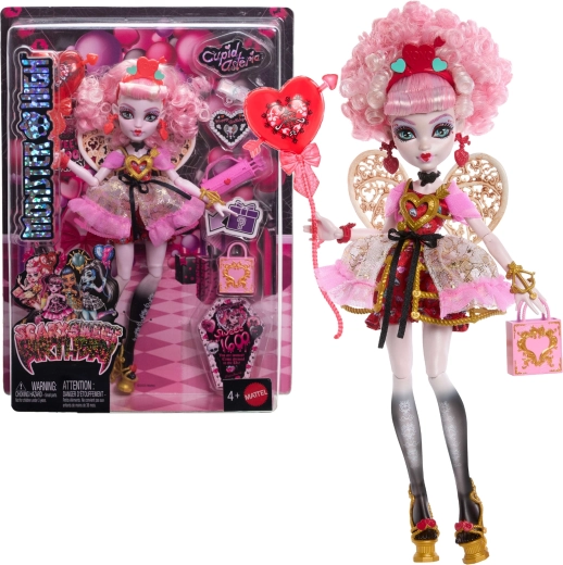 Monster High Cupid Asteria Griezelig Zoete Verjaardag-pop met accessoires