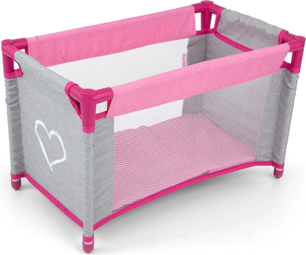 Poppenbedje/box met gaas voor een rustige slaap van de pop