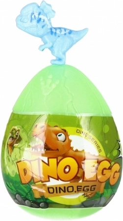 Kleurrijk ei met dinosaurus