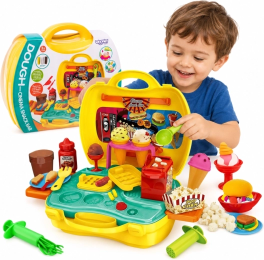 Woopie plasticinekoffertje bioscoopsnacks