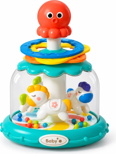Chipolino draaimolen met ringen Octopus