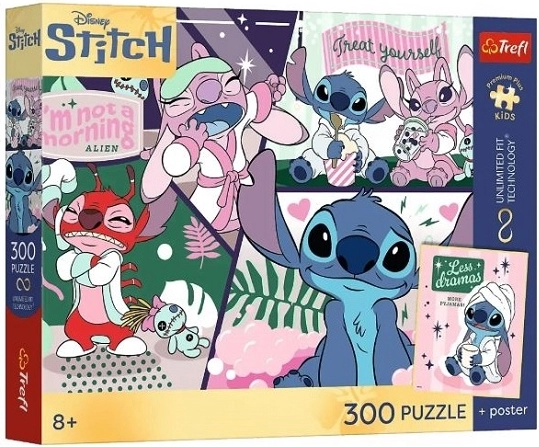 Kinderpuzzel PremPlus Kids Stitch Kosmisch Duet 300 stukjes