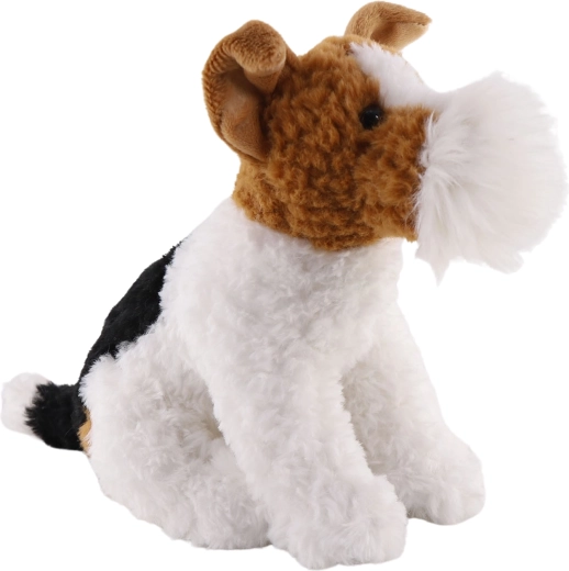 Pluchen foxterriër zittend 19 cm