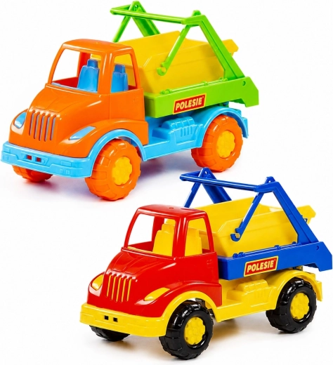 Polesie Leon kinder-vuilniswagen met container - 1 stuk