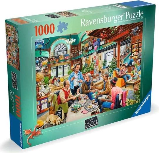 Ravensburger puzzel Boekenclub ‘Sla de bladzijde om’ 1000 stukjes