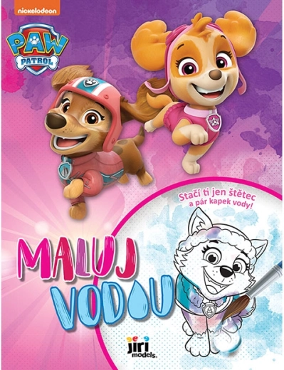 Schilder met water A4 Paw Patrol
