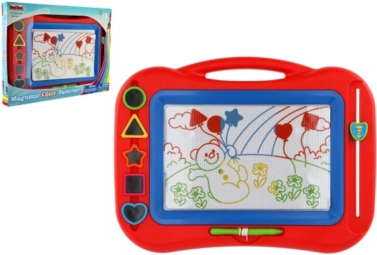 Magnetisch tekenbord met stempels, 43 × 30 cm