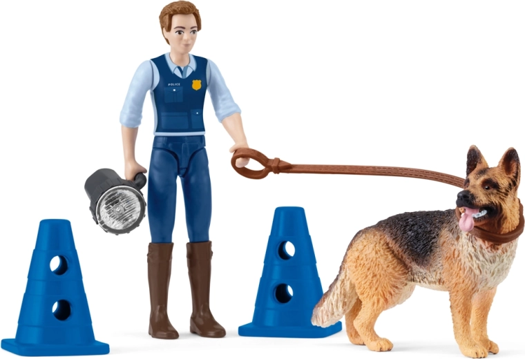 Schleich pocketset – politieactie met hond