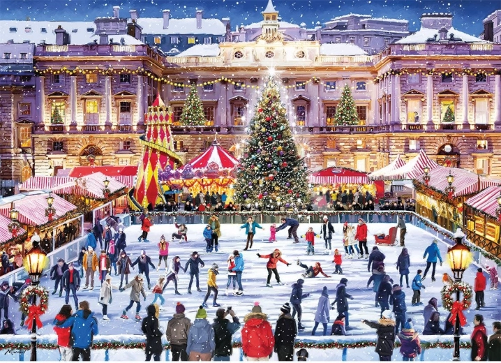 Puzzel Schaatsen bij Somerset House