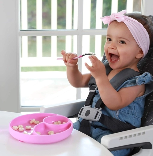 Zuignap voor stabiliteit tijdens het eten