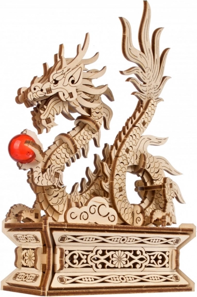 UGEARS draak – 3D houten mechanische puzzel met verborgen compartiment