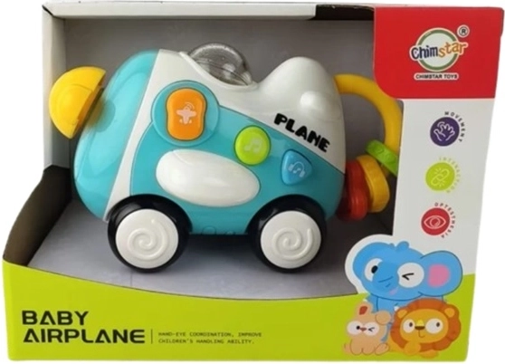 Kinder vliegtuig met geluid in doosje