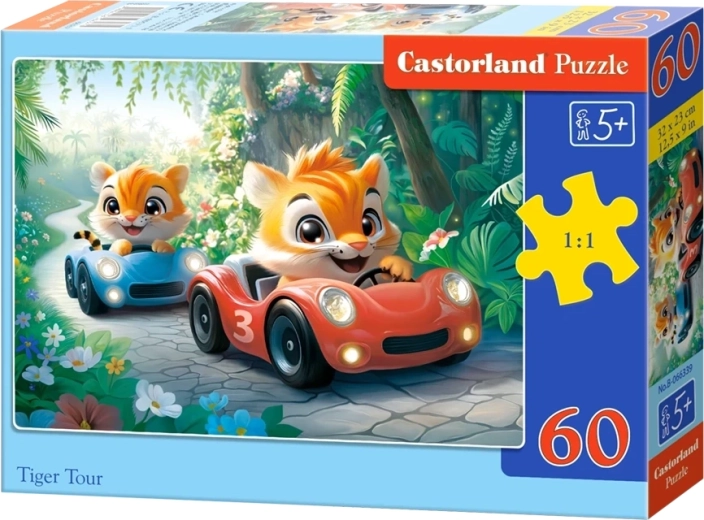 Castorland-puzzel Tijgerrace 60 stukjes