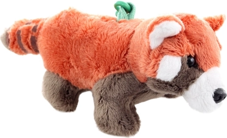 Pluchen rode panda sleutelhanger 16 cm