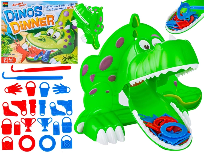Hongerige dinosaurus – behendigheidsspel: voer de dinosaurus