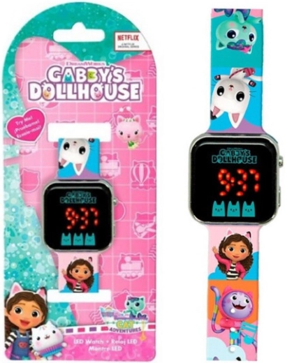 Kinder LED-horloge GABIN KATTENHUIS