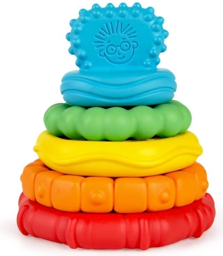 Baby Einstein 2-in-1 stapelbare bijtringen Stack & Teethe voor baby’s