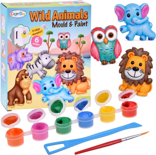 Creatieve set voor het maken van magneten – wilde dieren