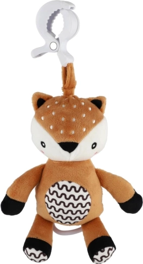 Zachte pluche en contrasterende details voor zintuiglijke ontwikkeling