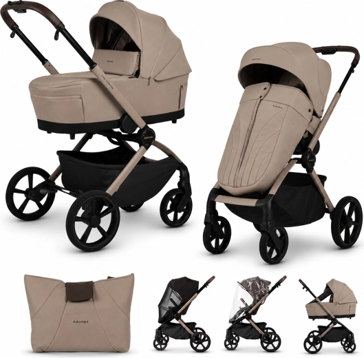 Adamex Como Natura Latte combi-kinderwagen 2-in-1
