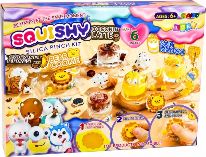 Tot 6 squishy desserts en drankjes