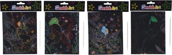 Kras-en Krabbel Afbeeldingen - creatieve set voor kinderen