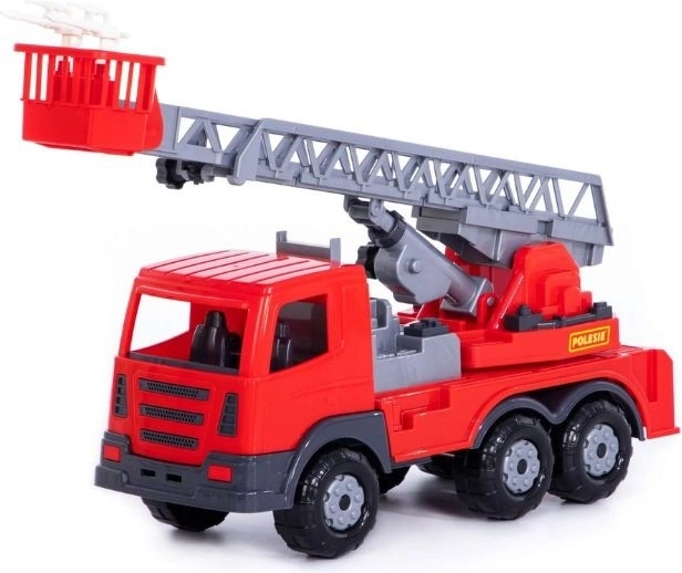 SuperTruck brandweerwagen met aanhanger en uitschuifbare ladder
