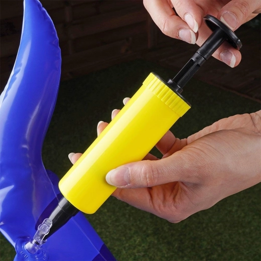 Snel oppompen dankzij de meegeleverde pomp