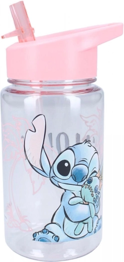 Vadobag plastic fles Lilo en Stitch met rietje 600 ml - 1 stuk