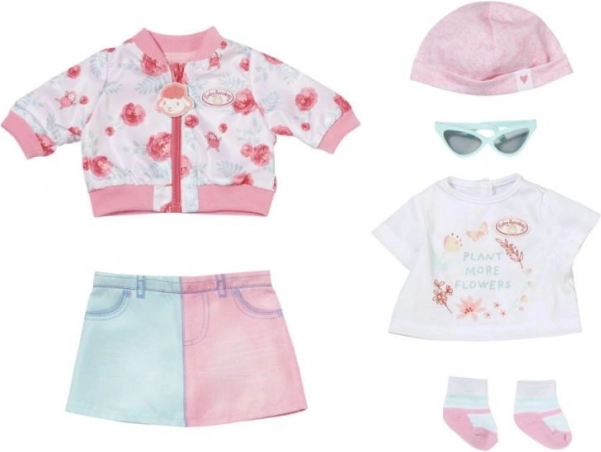 Baby Annabell deluxe voorjaarsset voor pop 43 cm