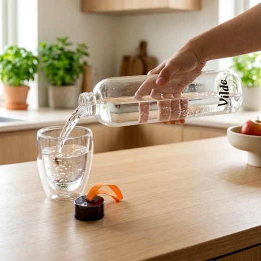 Duurzaam borosilicaatglas, ook voor warme dranken